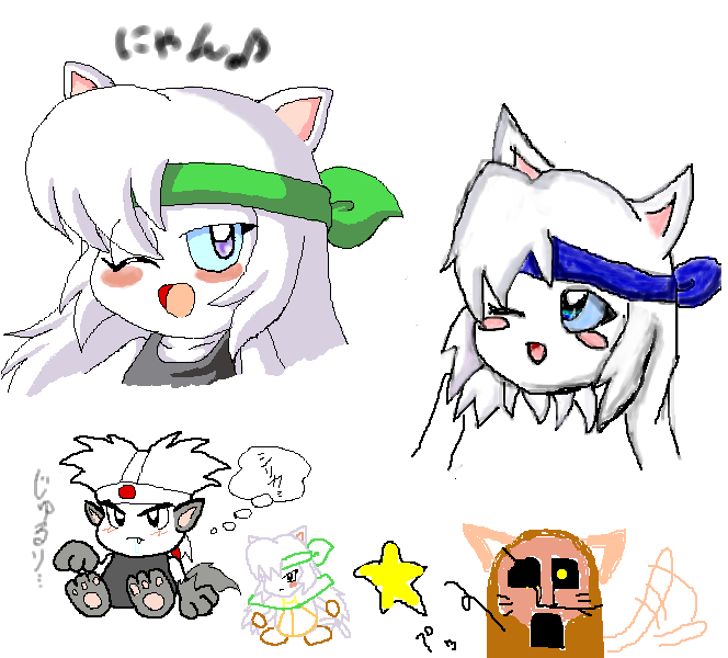 左上＆左下：クウラさん、右上：メタナイト卿さん（HNですよ）、右下：自分（笑）